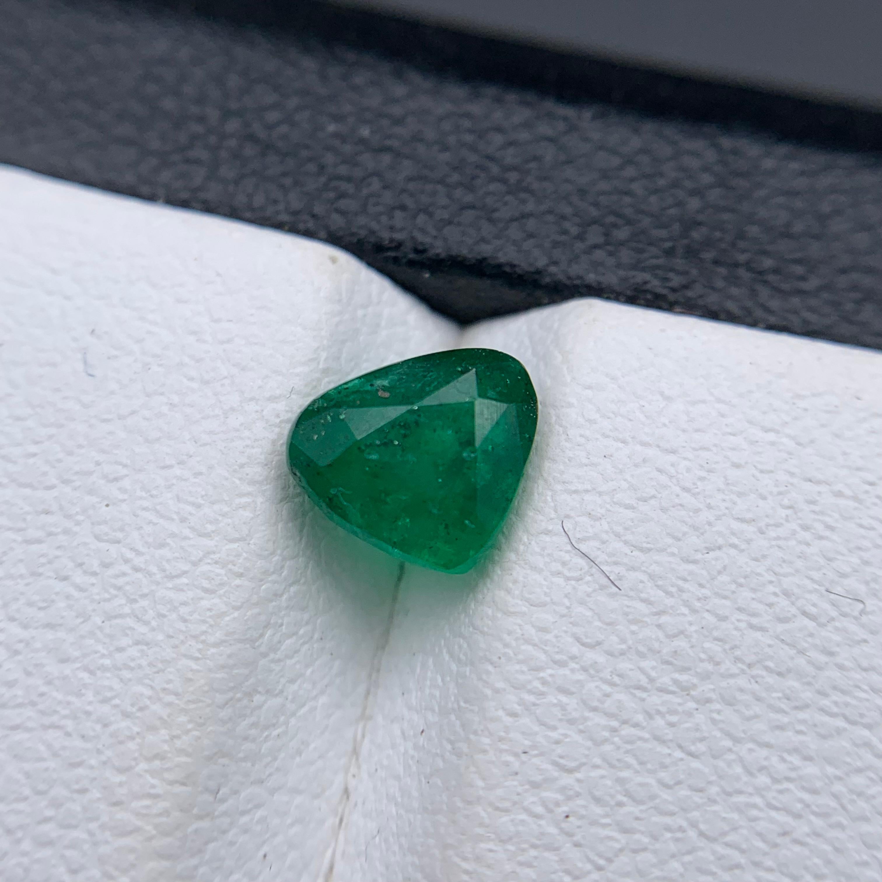 Green Natural Emerald Loose Gemstone for Ring, Necklace Pendant, Bracelet or any other Jewelry Setting- Pear Cut from Swat, Pakistan!!

💎 GEMSTONE TYPE: Emerald
⚖️ WEIGHT: 1.15 Carats
🪚 SHAPE & CUT: Pear Cut
📏 SIZE (MM): 6.07 x 6.98 x 5.41
🌈