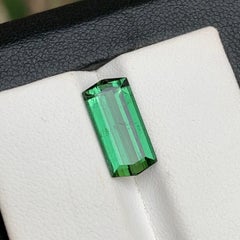 Green Tourmaline 3.70 Ct Modified Emerald Cut Natural Loose Gemstone for Ring