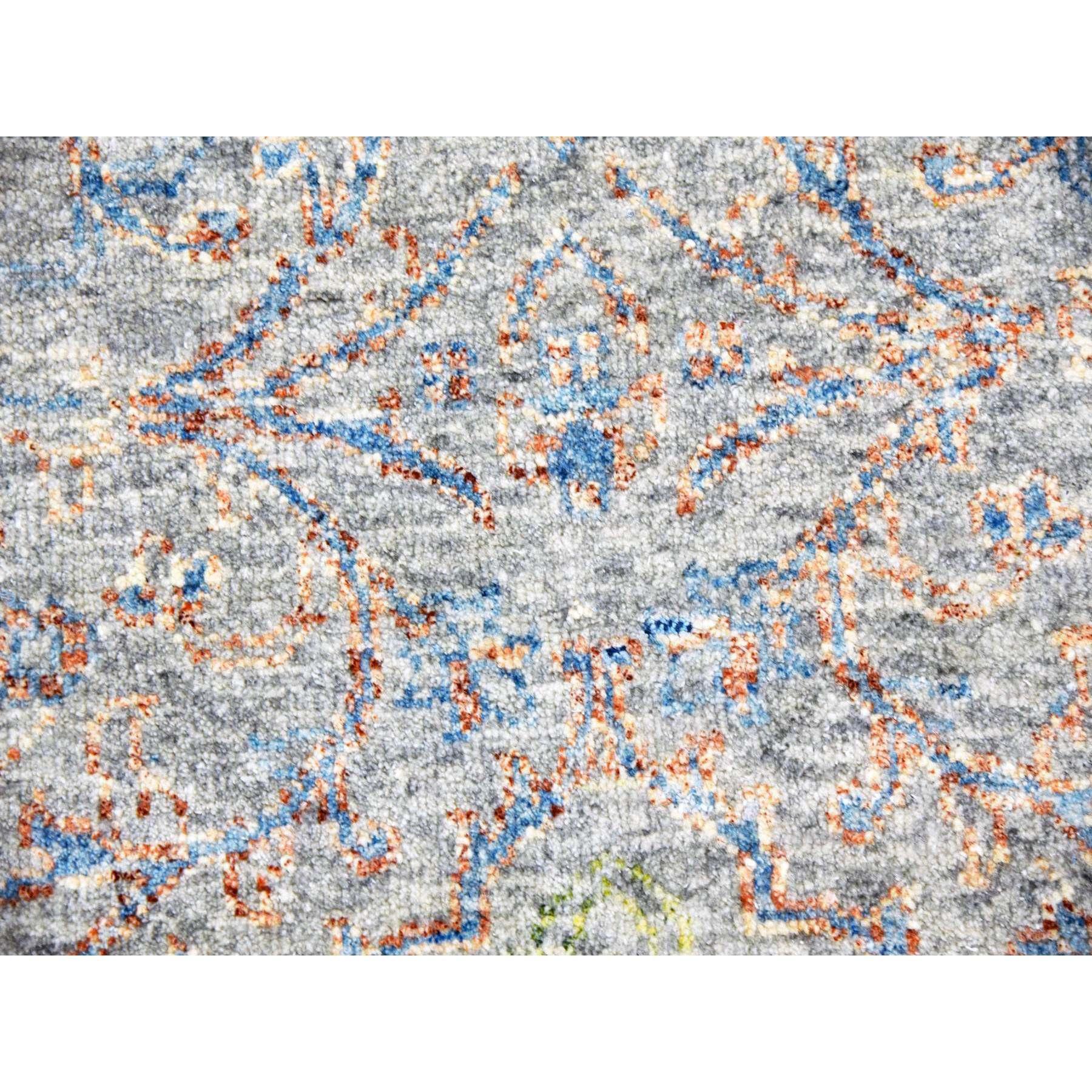 Lana Greene Obscured and Subtle Collection Tappeto orientale oversize in lana annodato a mano in vendita