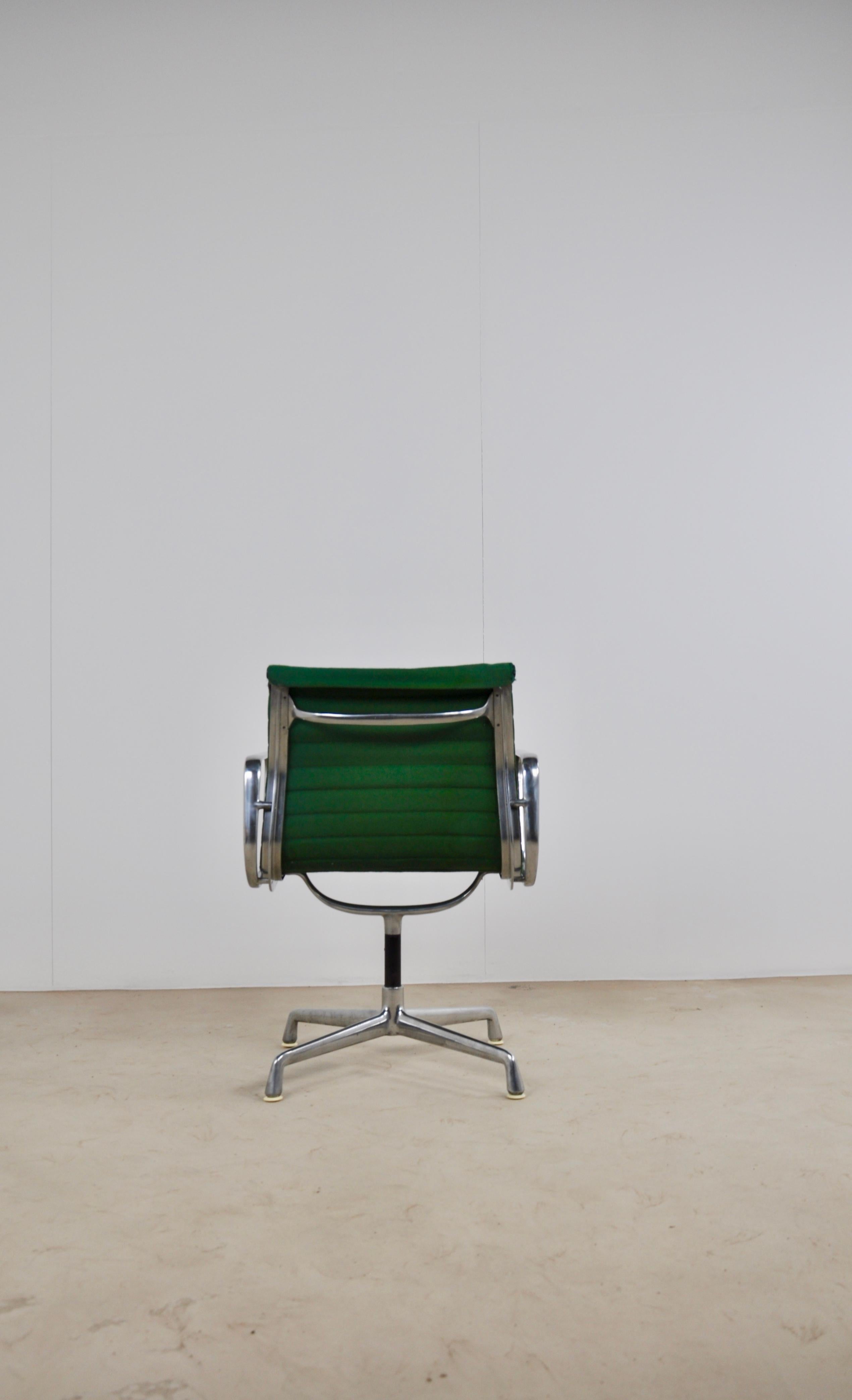Italian Green Office Armchair by Charles &Ray Eames for Herman Miller ICF, 1960s