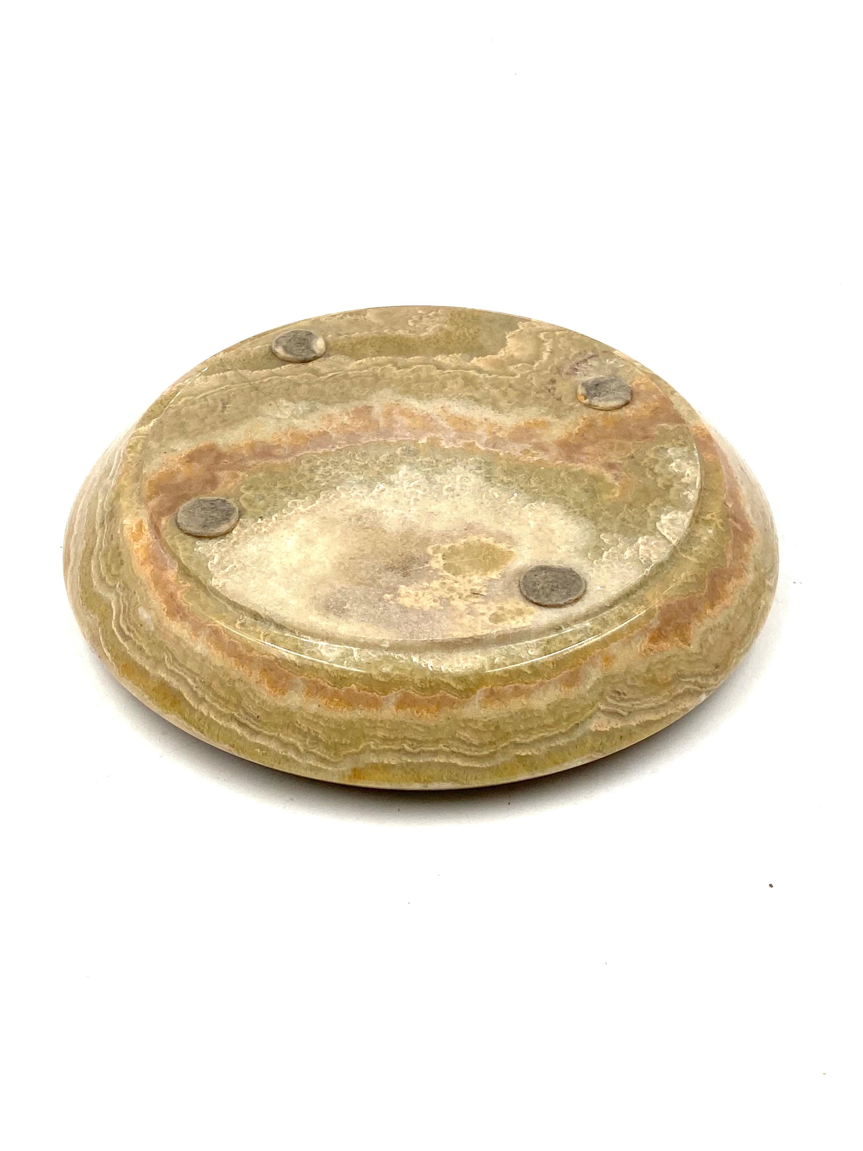 Green Onyx Ashtray / Catchall, Italy, 1970s For Sale 9
