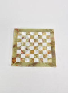 Green Onyx Chess Set