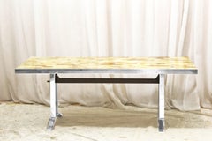 Green Onyx Coffee Table 1970s Vintage Style