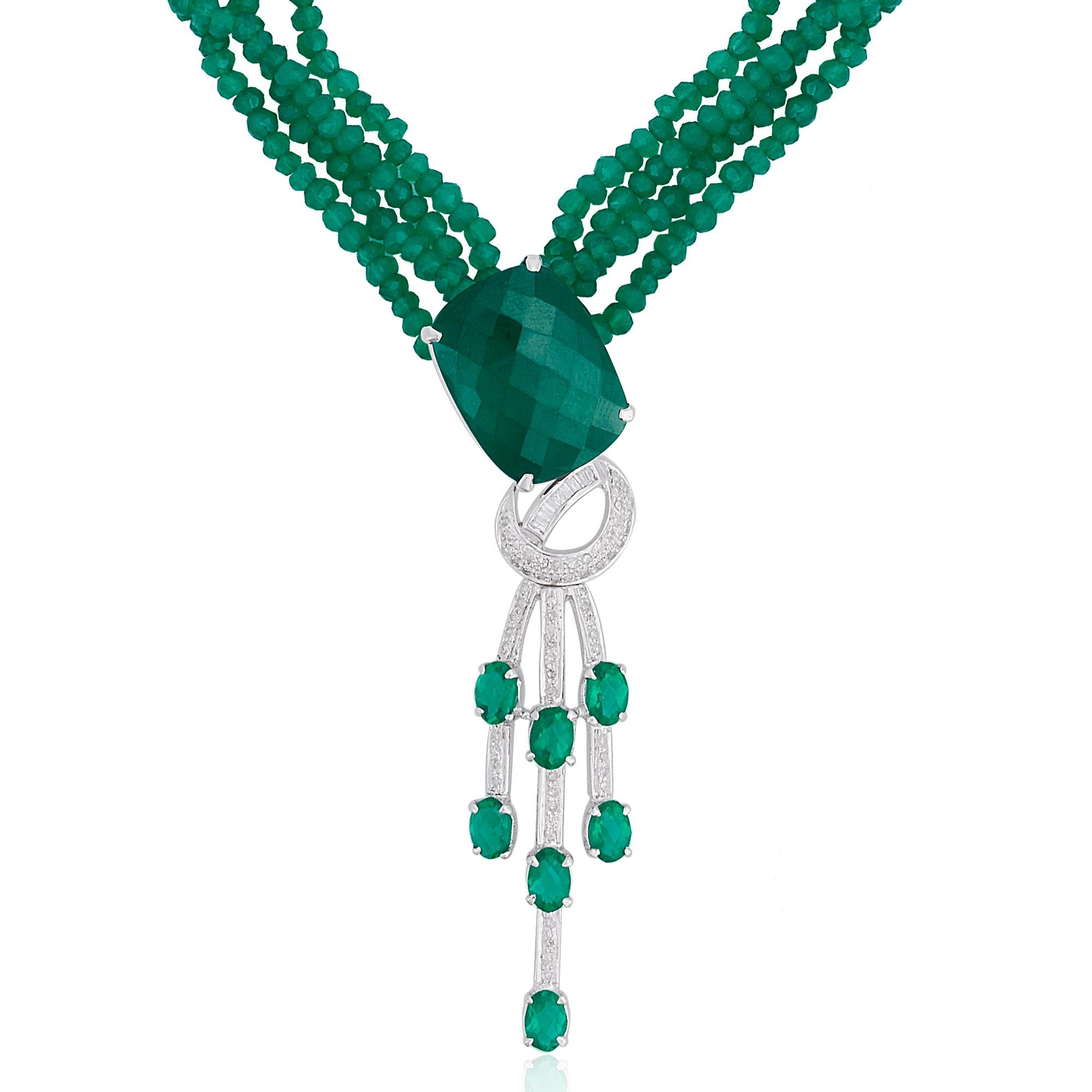 emerald necklace macys