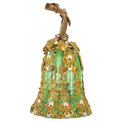 Green Opaline Bell, 19th Century