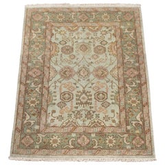 Green Oushak Area Rug