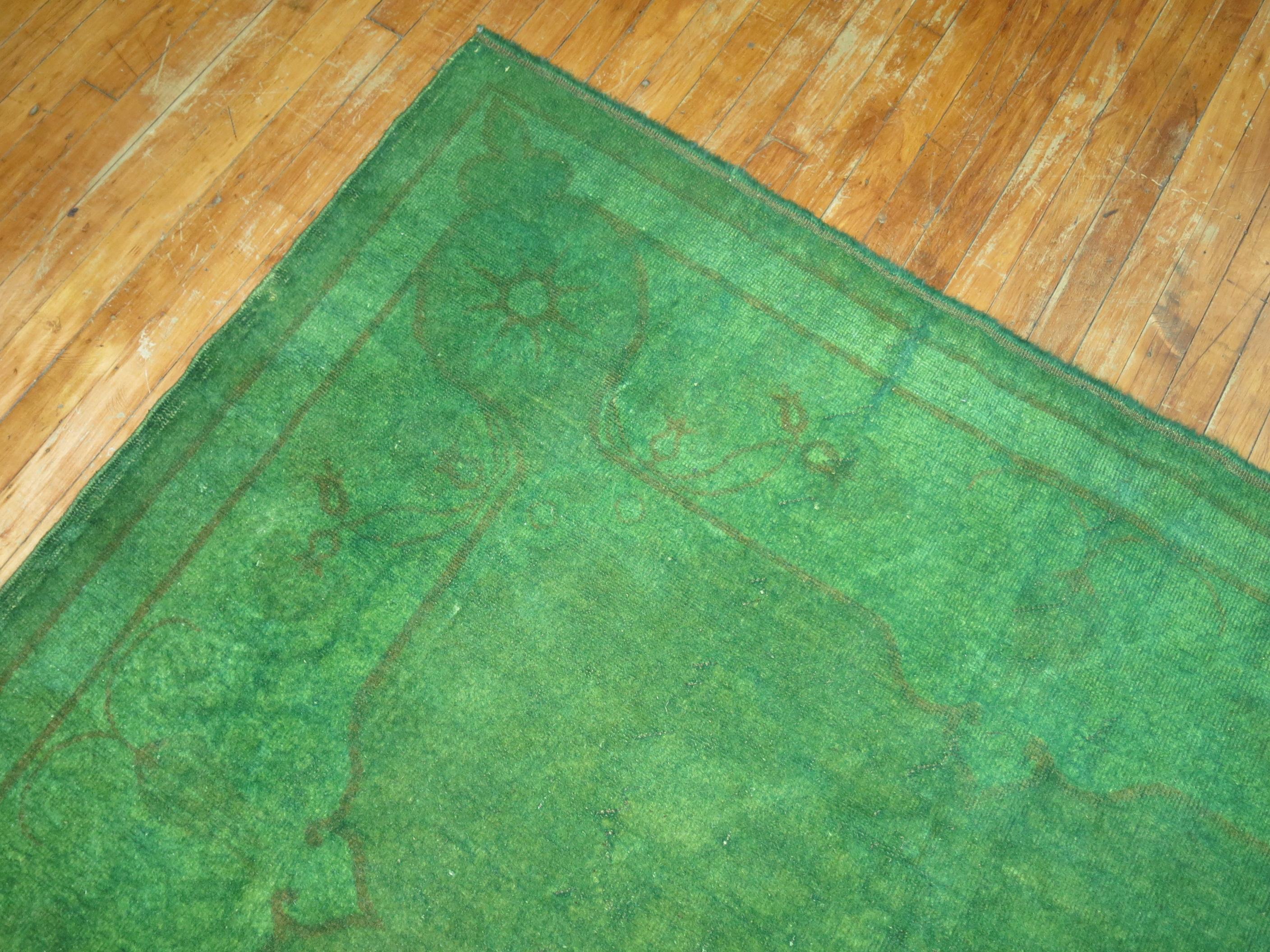 green turkish rug