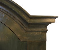 Green Painted Large Baroque Cabinet from Denmark, circa 1760