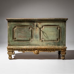 Green-painted Louis XVI Chest, Late 18th Century