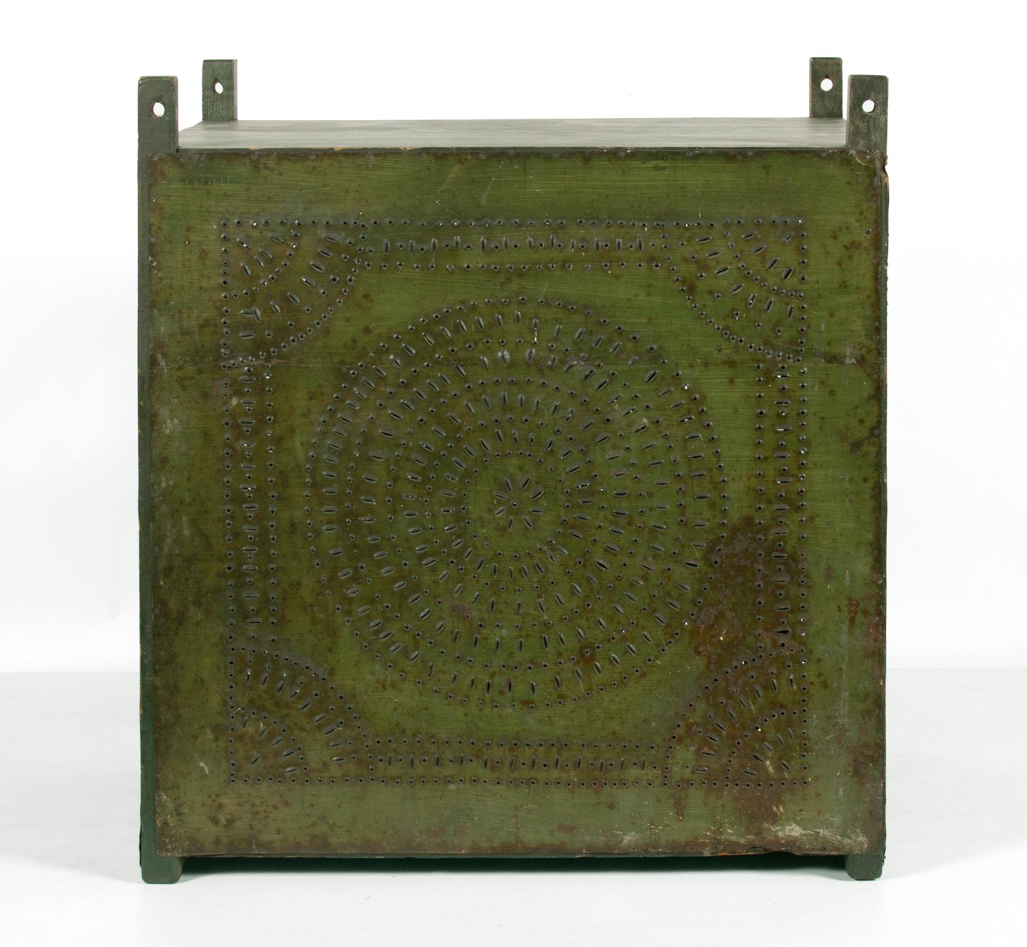 Grüner grüner bemalter Pennsylvania-Hängelampe, ca. 1850-1880 im Zustand „Gut“ im Angebot in York County, PA