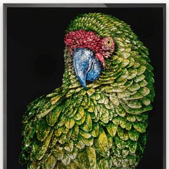 Green Parrot Wall Decoration