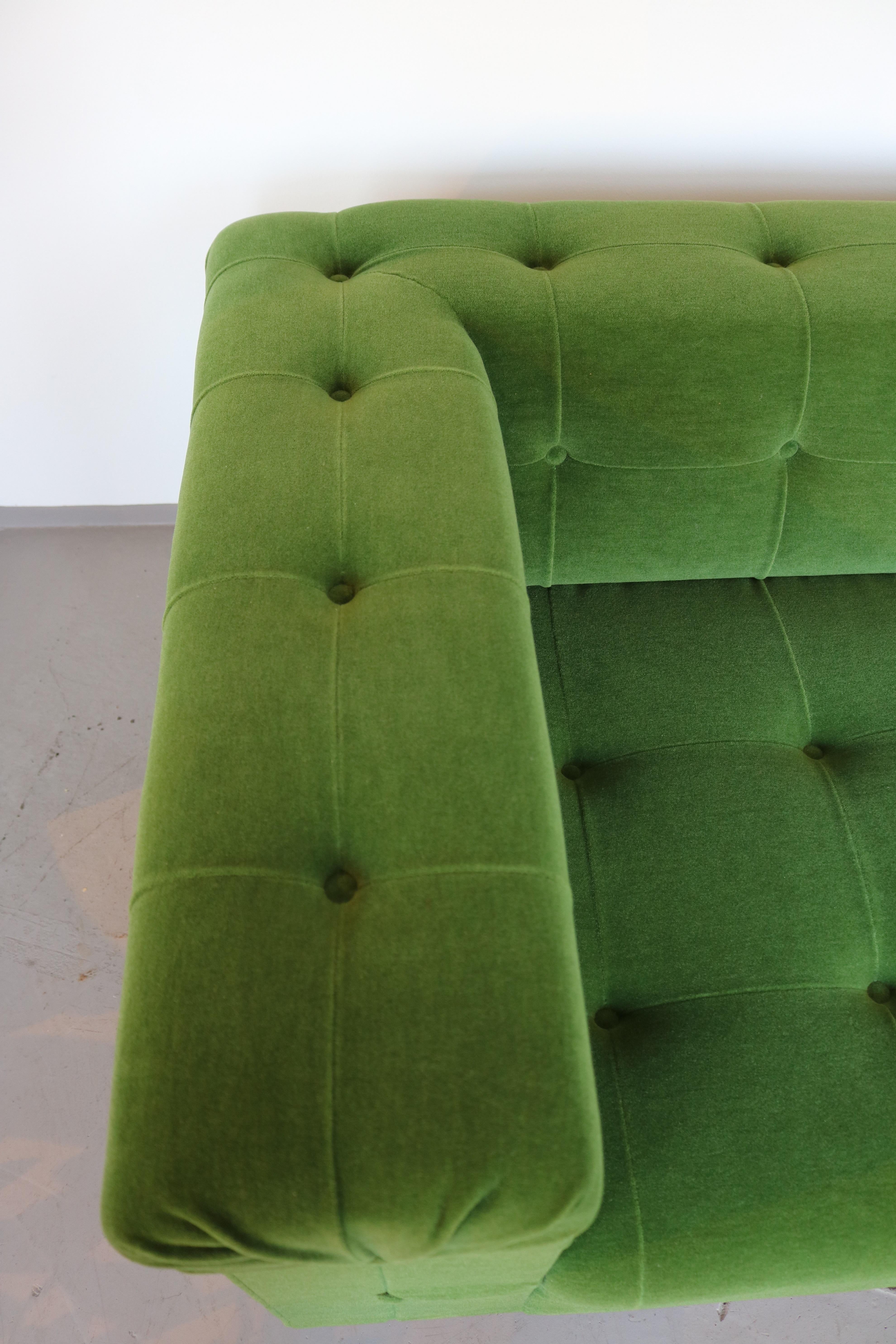 Central American Green Party Sofa by Edward Wormley for Dunbar, 1954