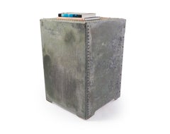 Green Patina Metal Display Plinth