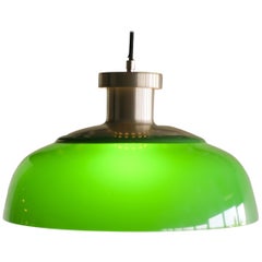 Green Pendant Lamp 4017 Designed by Achille Castiglioni for Kartell