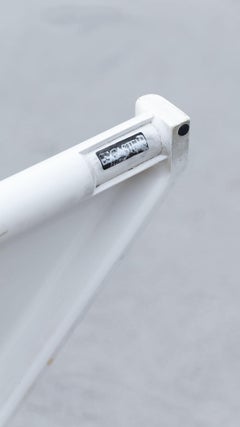 White Plana Folding Table by Giancarlo Piretti for Anonima Castelli, 1970s