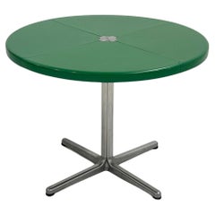 Table pliante Plana verte de Giancarlo Piretti pour Anonima Castelli, 1970