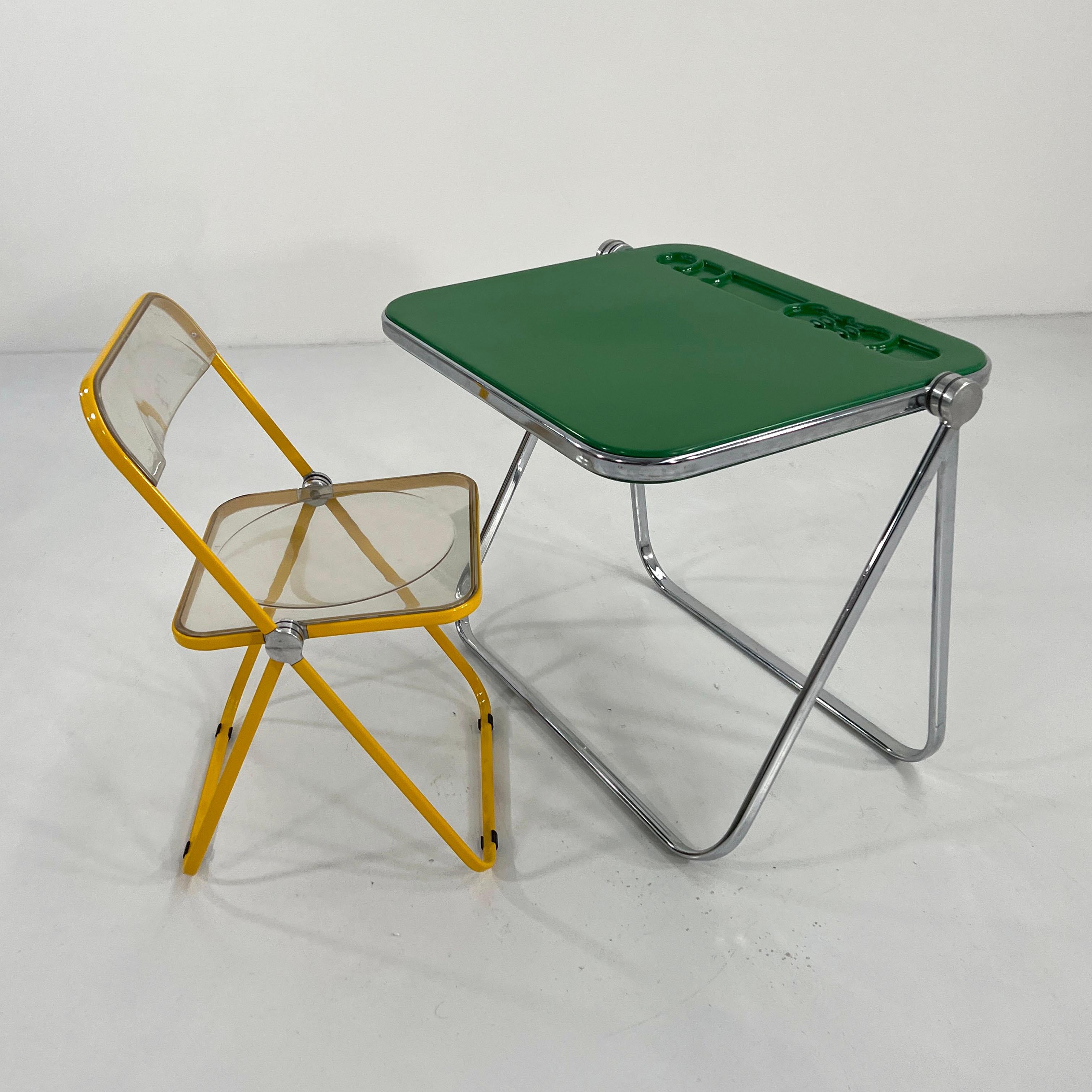 Green Platone Folding Desk by Giancarlo Piretti for Anonima Castelli, 1970s 4