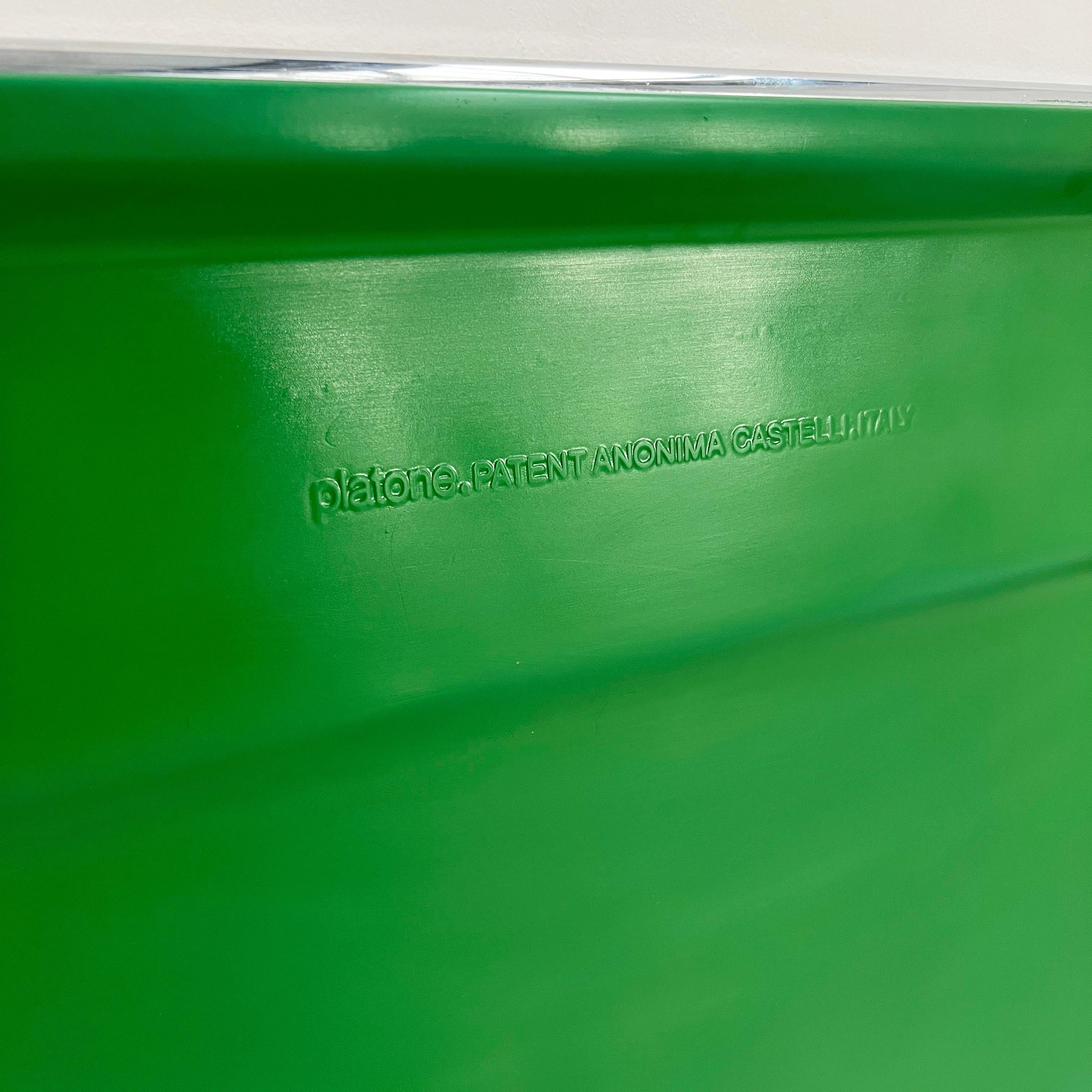 Green Platone Folding Desk by Giancarlo Piretti for Anonima Castelli, 1970s 6