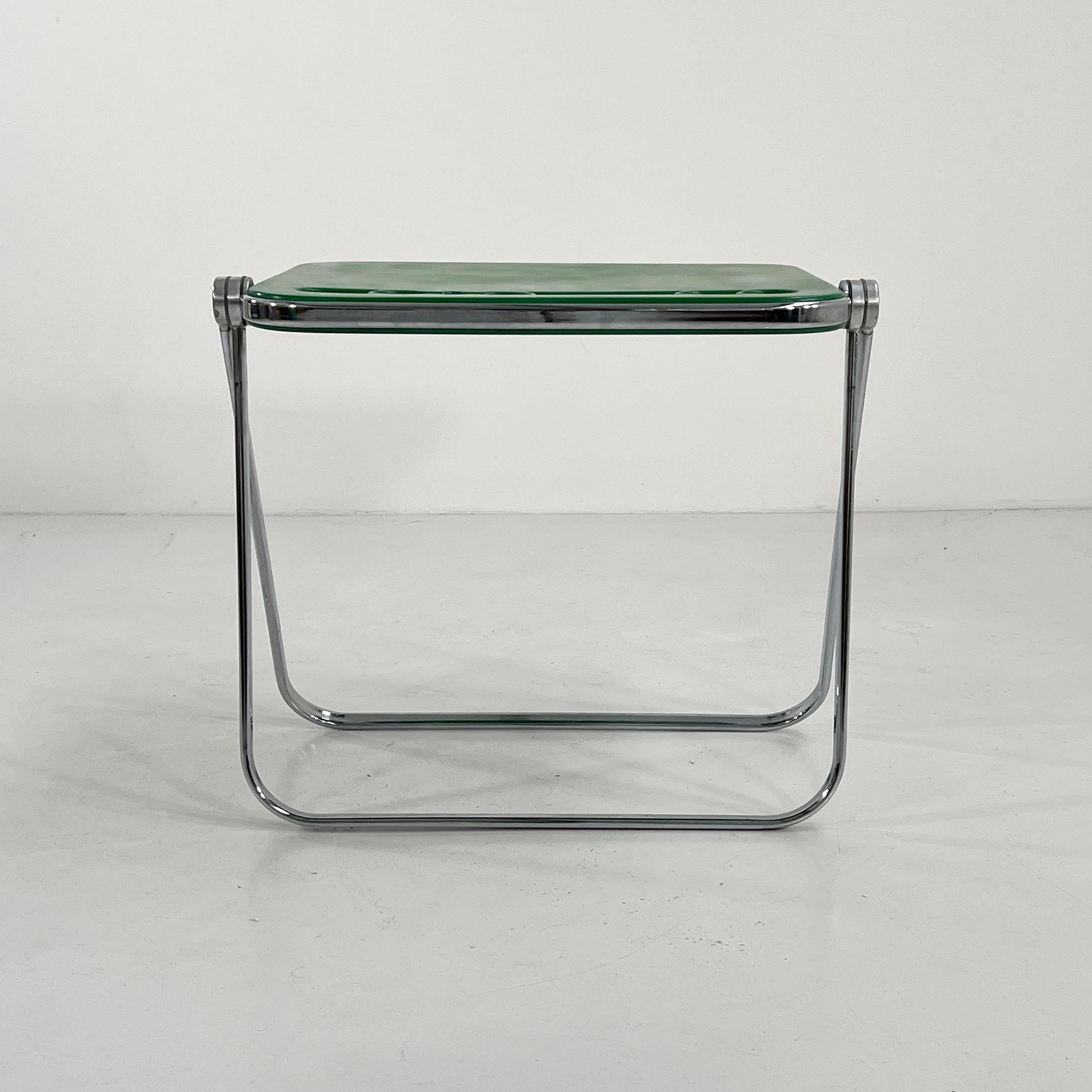 Late 20th Century Green Platone Folding Desk by Giancarlo Piretti for Anonima Castelli, 1970s