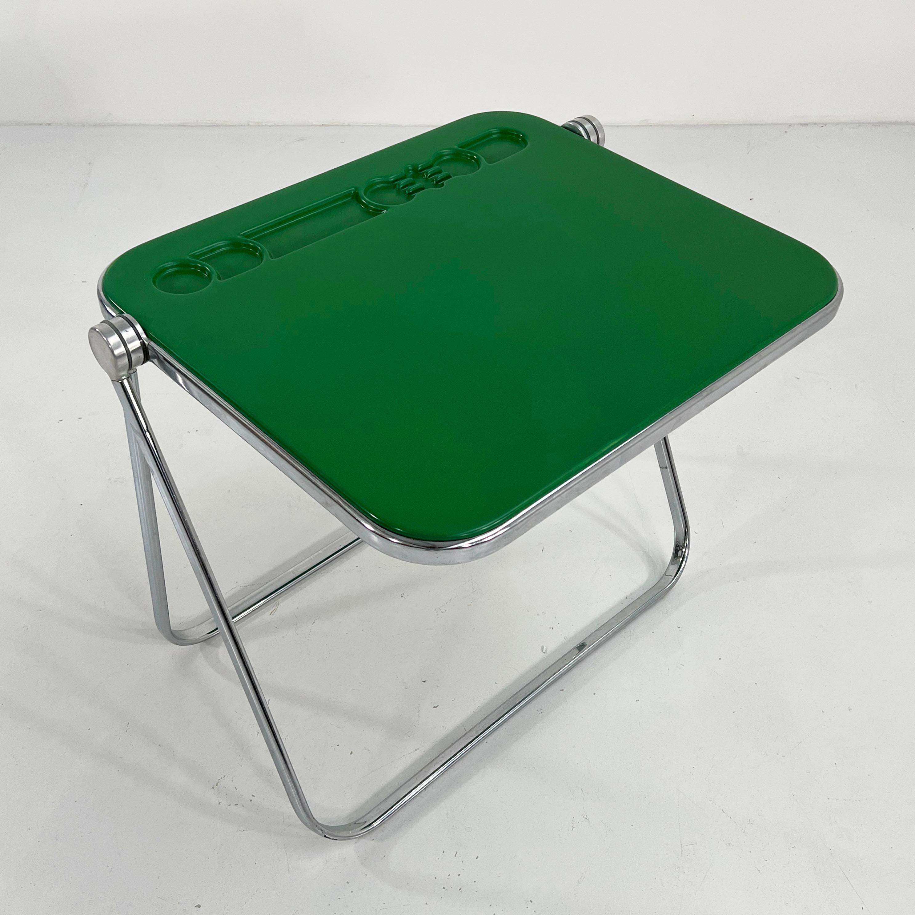 Green Platone Folding Desk by Giancarlo Piretti for Anonima Castelli, 1970s 1