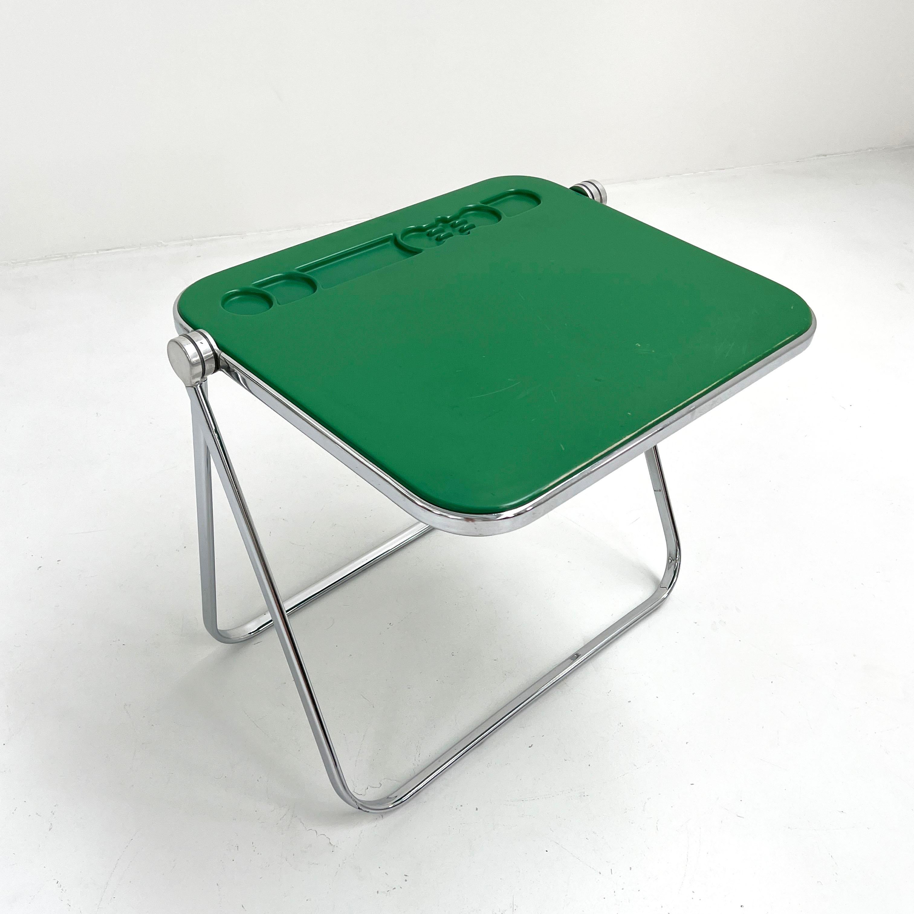 Late 20th Century Green Platone Folding Desk by Giancarlo Piretti for Anonima Castelli, 1970s