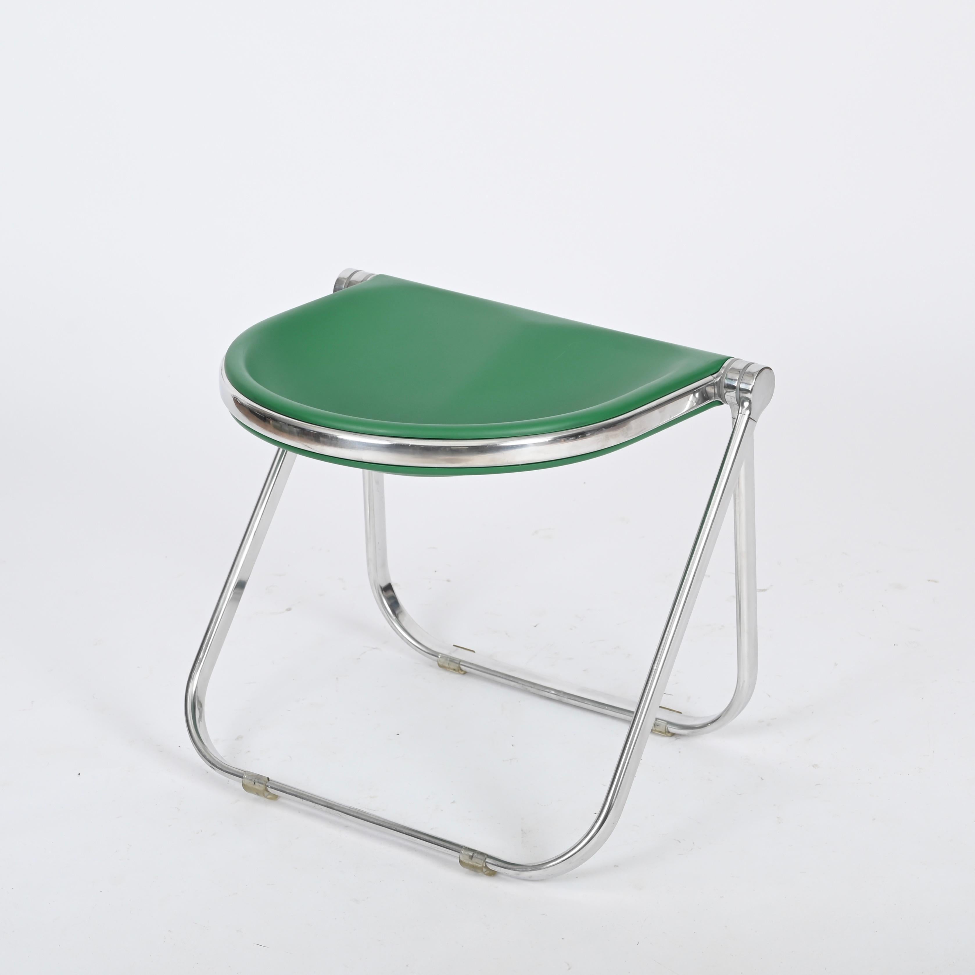 Italiano Sedia sgabello pieghevole italiana Greene & Greene di G. Piretti per Anonima Castelli, 1960 in vendita
