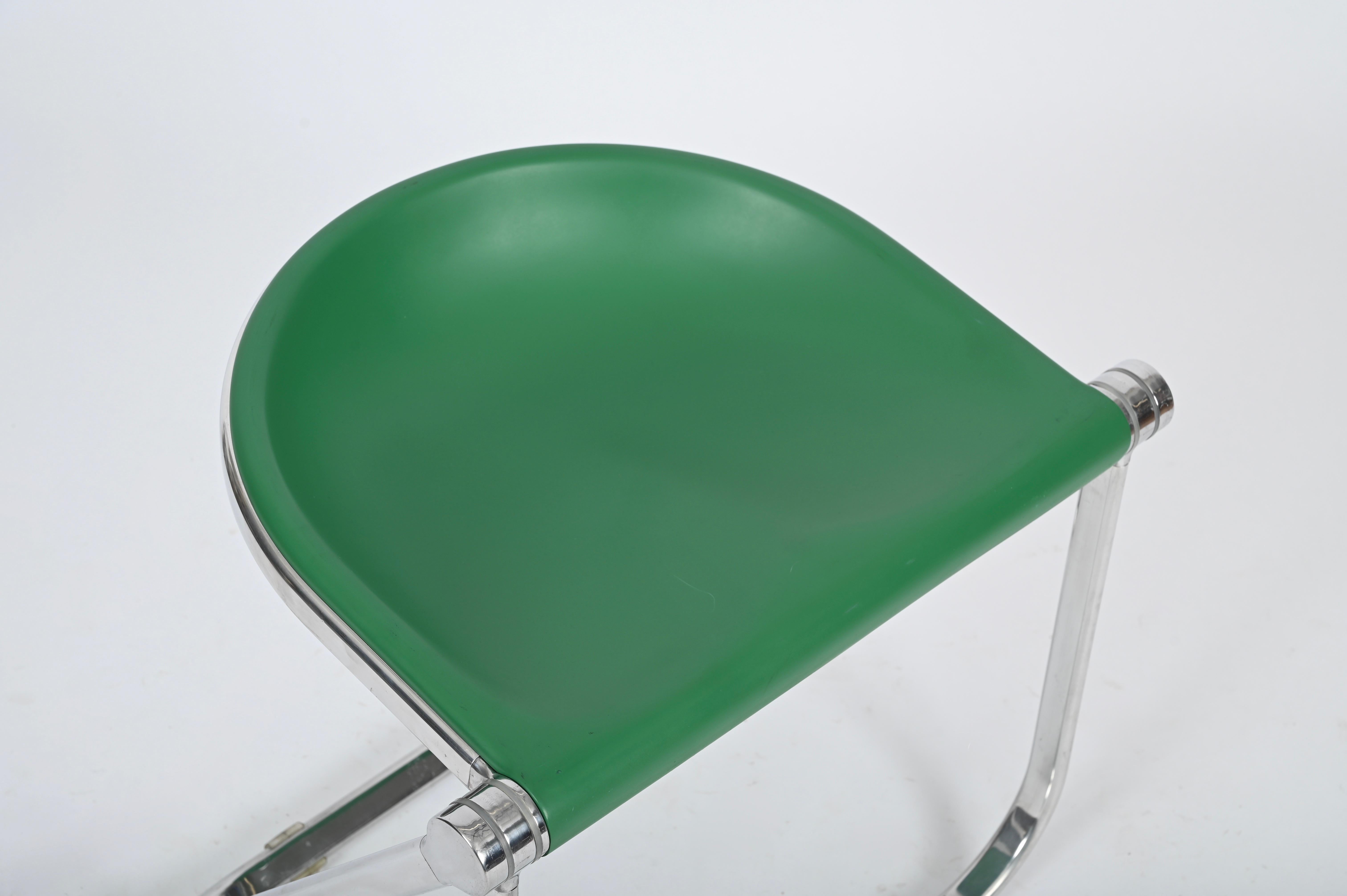 XX secolo Sedia sgabello pieghevole italiana Greene & Greene di G. Piretti per Anonima Castelli, 1960 in vendita