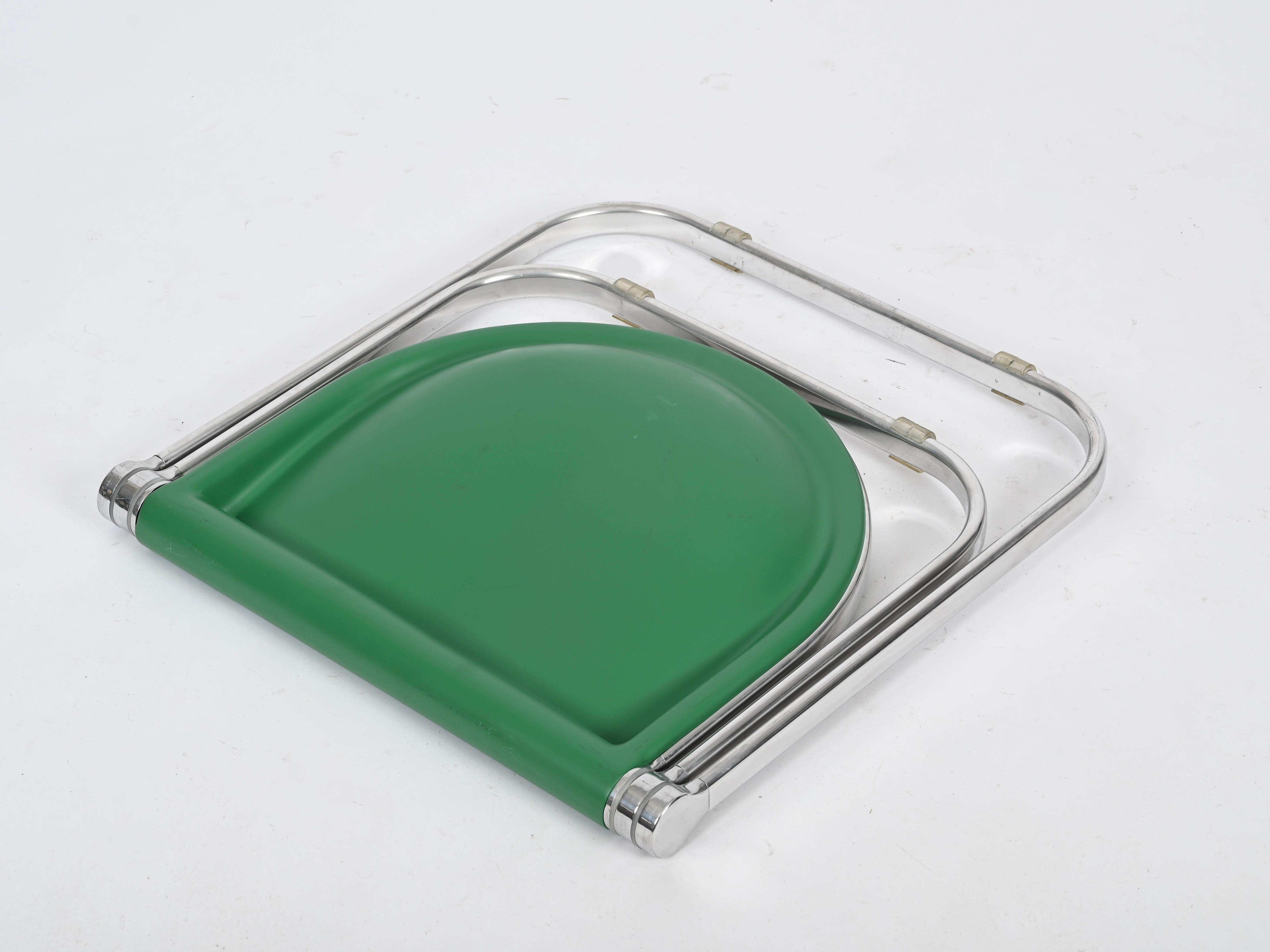 Sedia sgabello pieghevole italiana Greene & Greene di G. Piretti per Anonima Castelli, 1960 in vendita 1