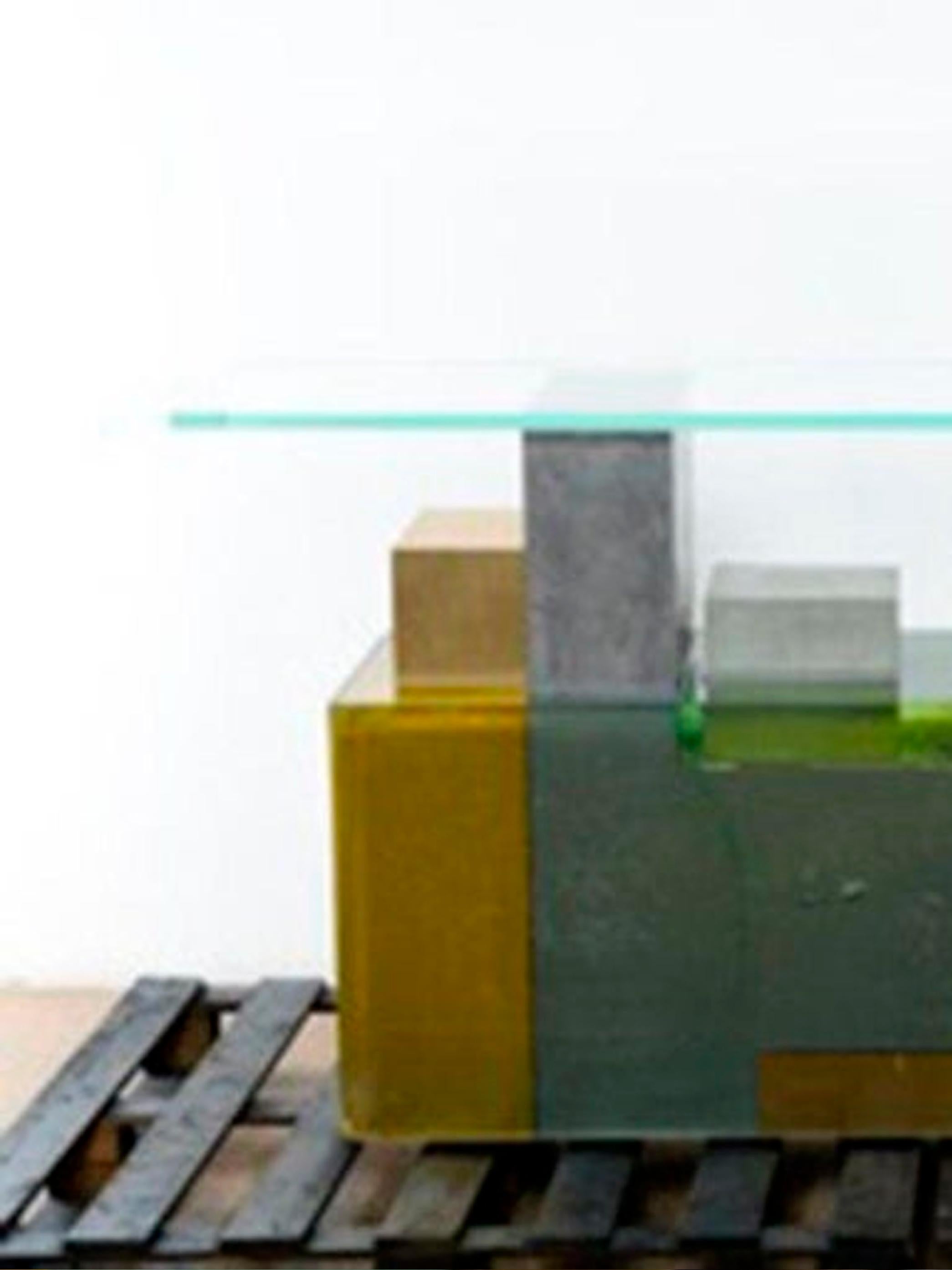 XXIe siècle et contemporain Console GREEN POMPEII, édition limitée de Georges Amatoury Studio en vente