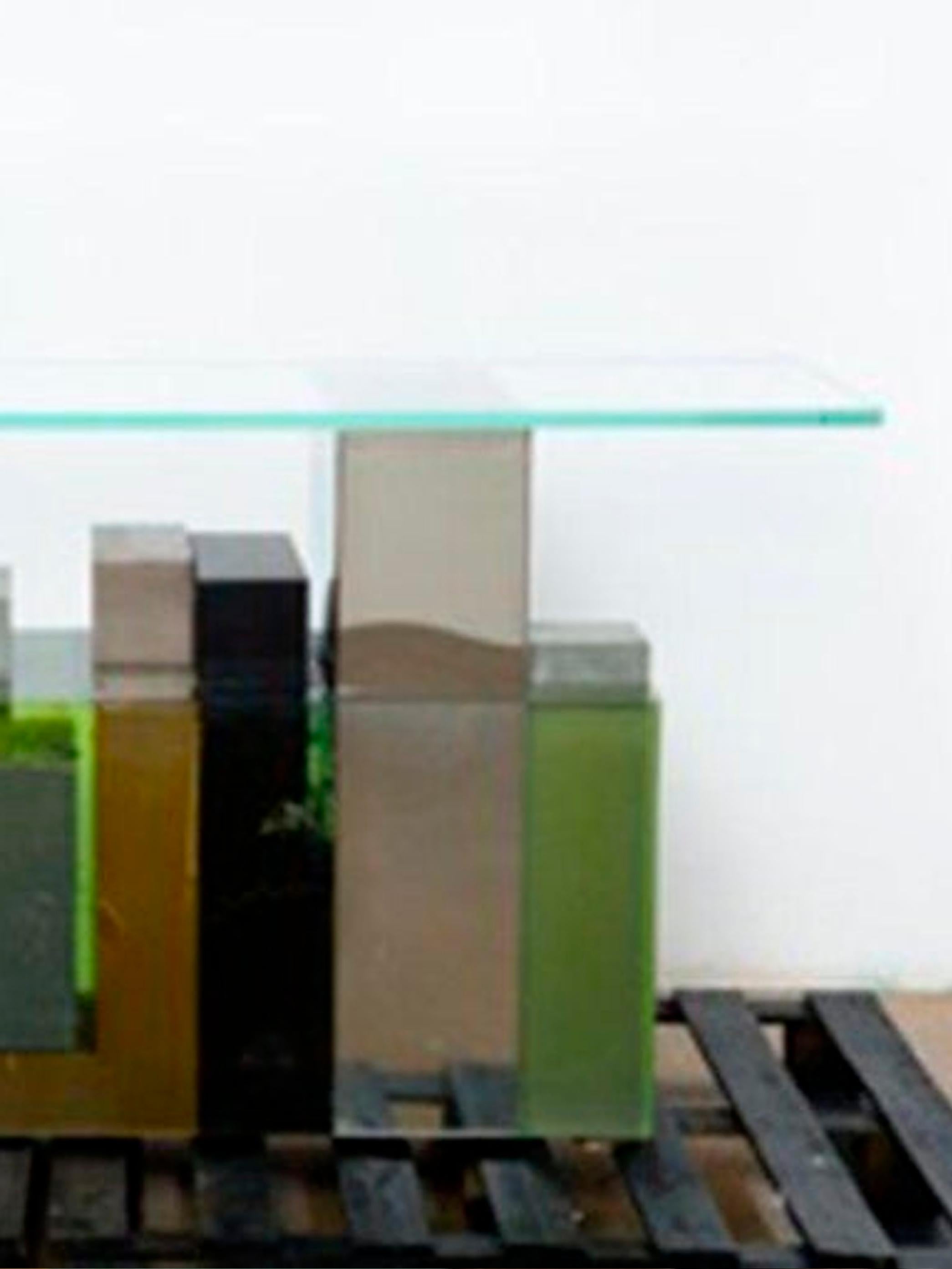 Métal Console GREEN POMPEII, édition limitée de Georges Amatoury Studio en vente