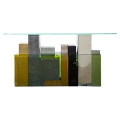 GREEN POMPEII, Limited Edition Console by Georges Amatoury Studio