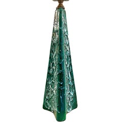 Green Porcelain Seafoam Lamp