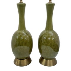 Green Porcelain Table Lamps