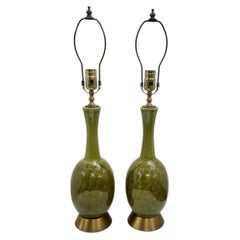 Green Porcelain Table Lamps