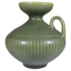 Vaso grigio "Collier", Gunnar Nylund, Rörstrand, 1950 - Metà secolo Vintage