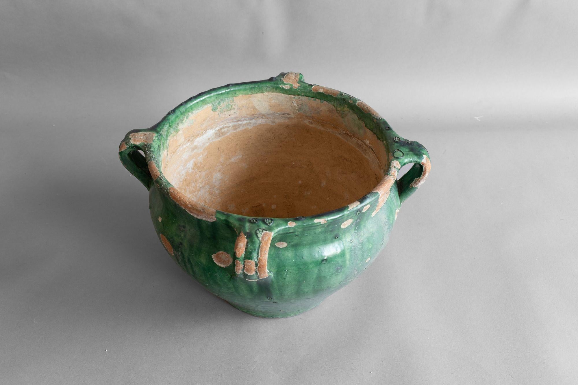 Grüne Töpfe im Zustand „Starke Gebrauchsspuren“ im Angebot in London, England