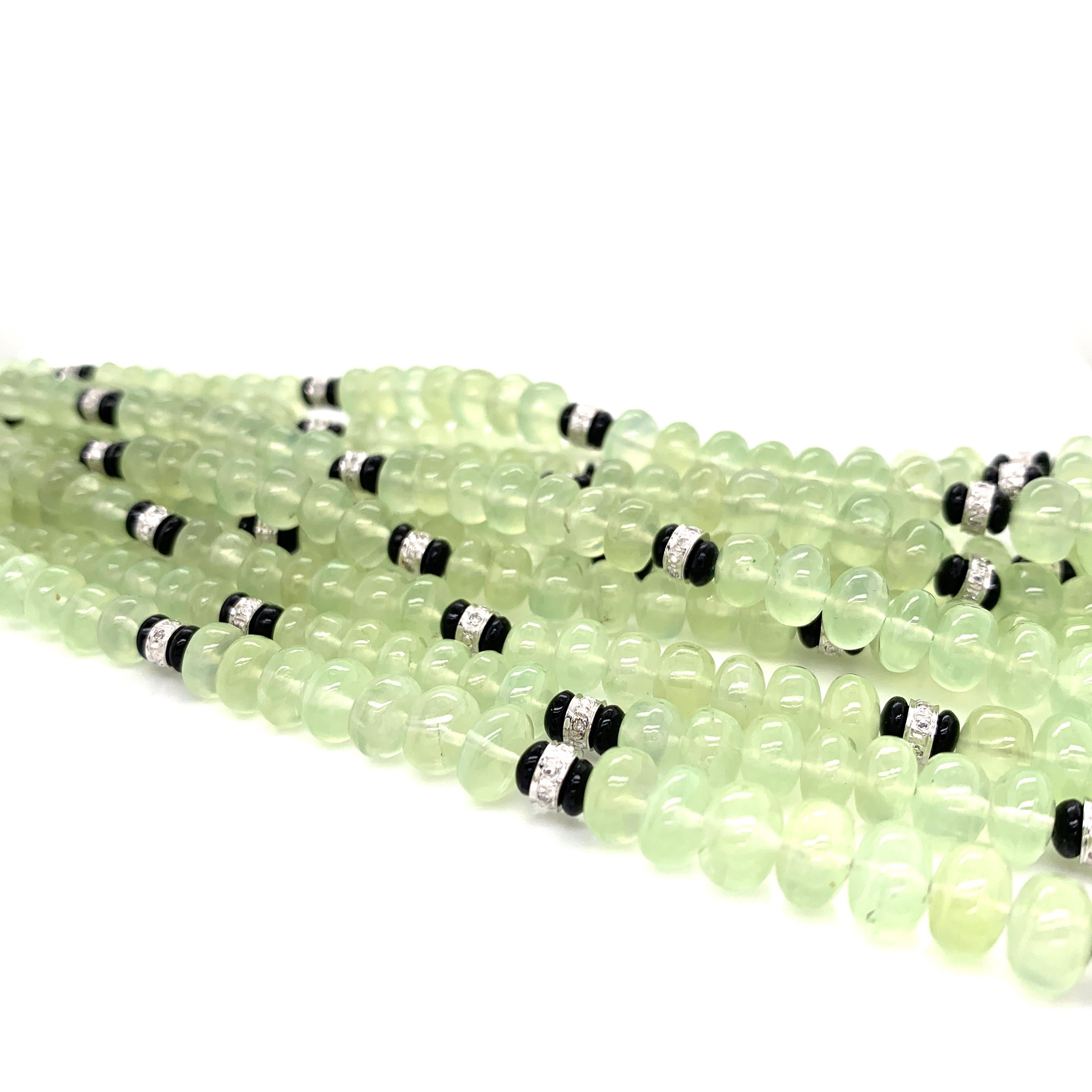 prehnite beads for sale