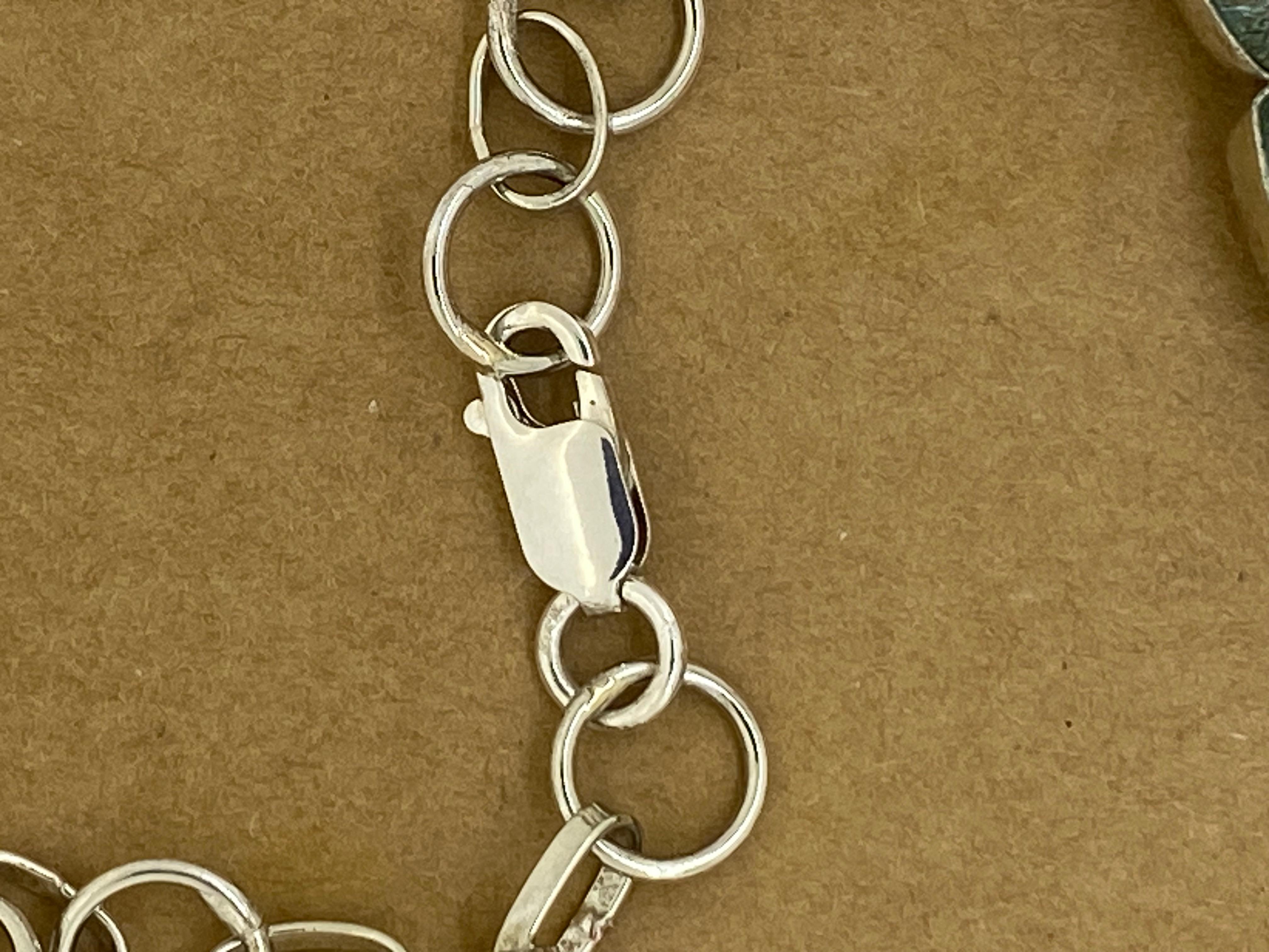 Collana girocollo in quarzo verde 925 in argento sterling retrò anni '50 In condizioni ottime in vendita a MELBOURNE, AU