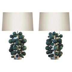 Lampes bulle de quartz vert par Phoenix 