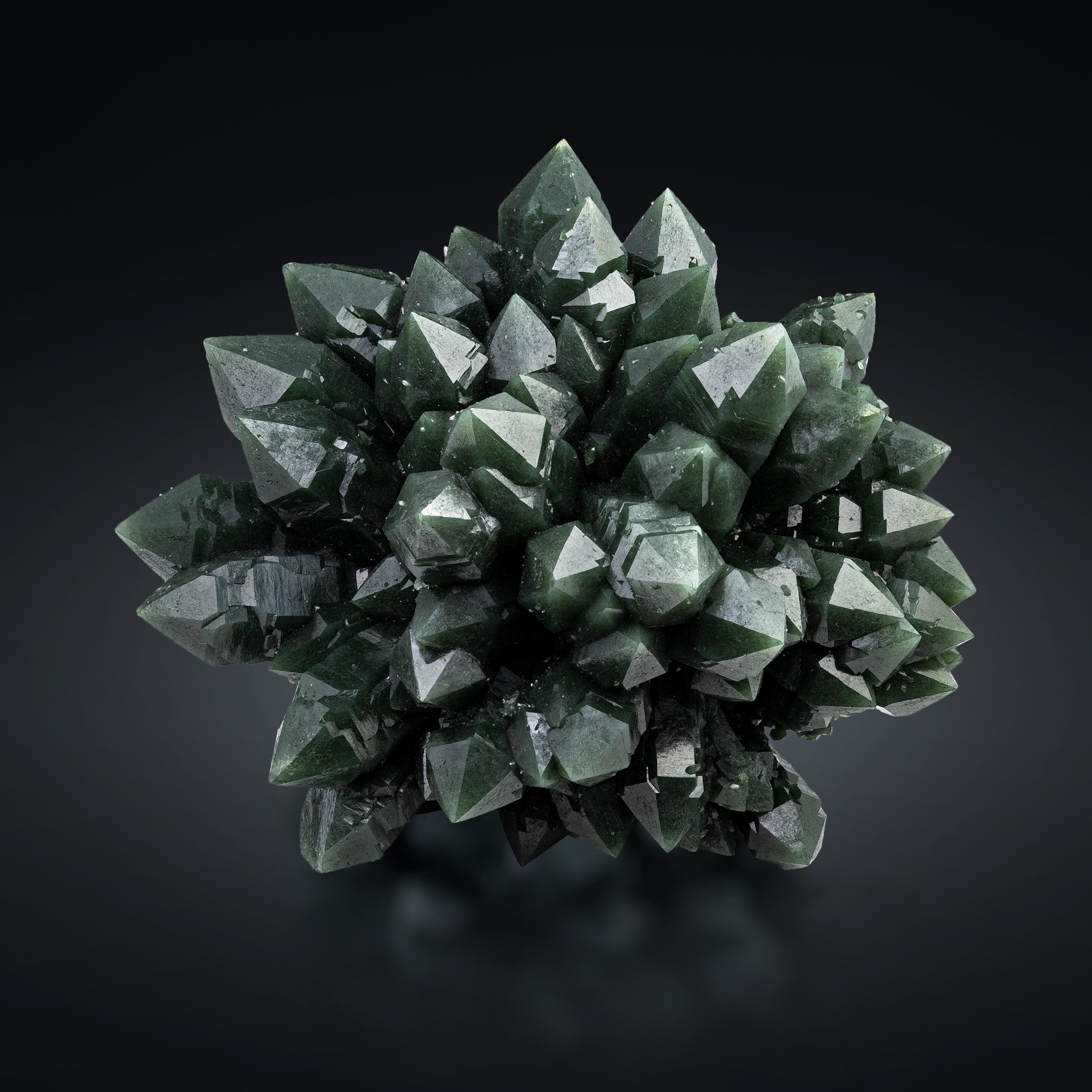 Quartz can be found in nearly every corner of the earth, yet despite its abundance, there are some rarer varieties of quartz that differentiate themselves with their distinctive color and form. Quartz with a green color is called “prasiolite,”
