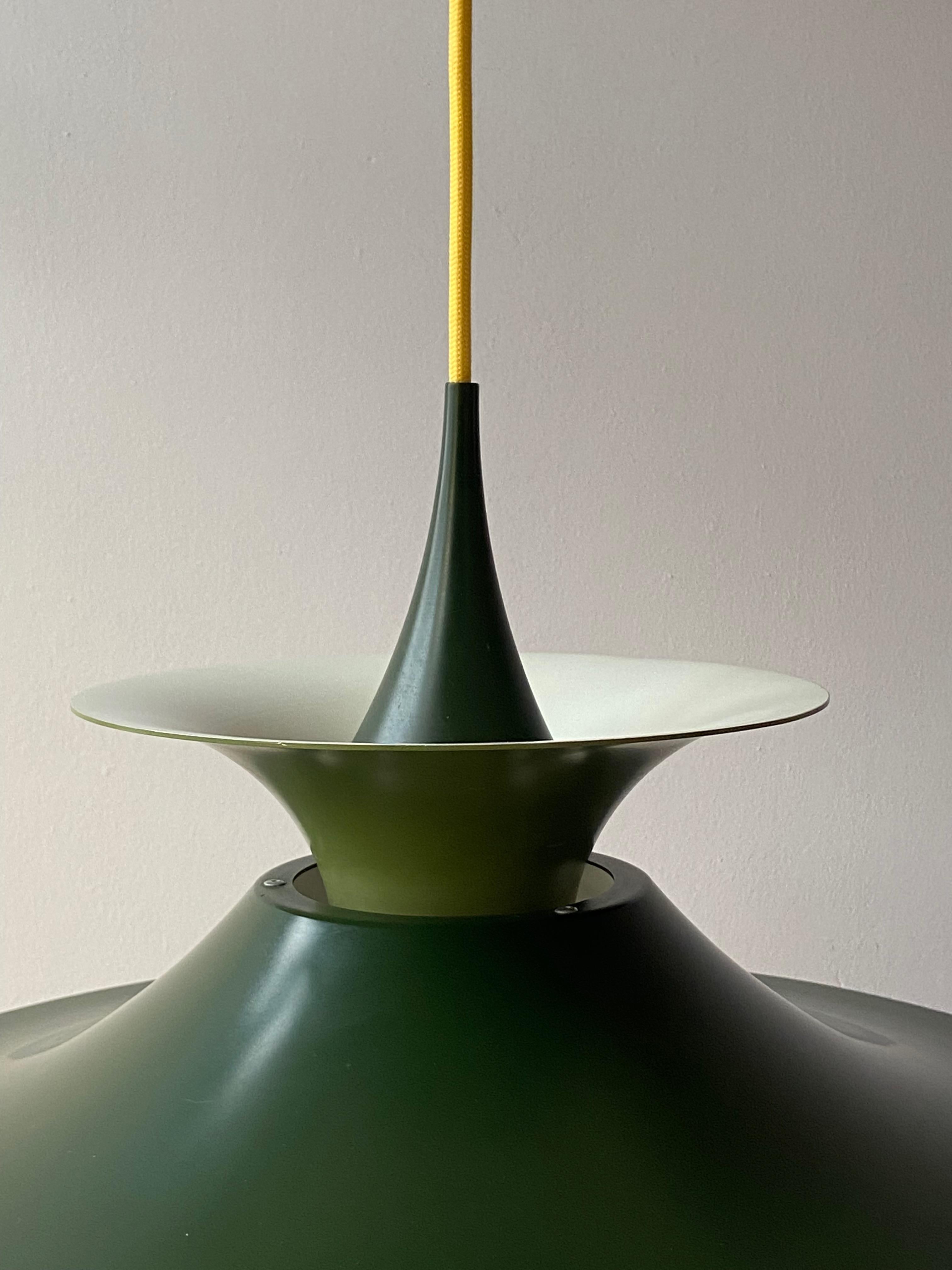 Green Radius 1 Pendant Lamp Design Erik Balslev for Fog & Mørup, Denmark 6