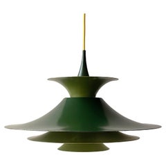 Green Radius 1 Pendant Lamp Design Erik Balslev for Fog & Mørup, Denmark