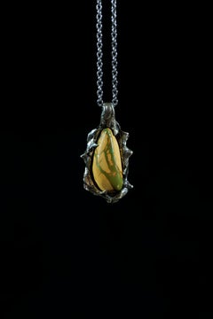 Green River (Turquoise Pendant) by Ken Fury