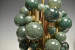 Green Rock Crystal Bubble Lamps by Phoenix