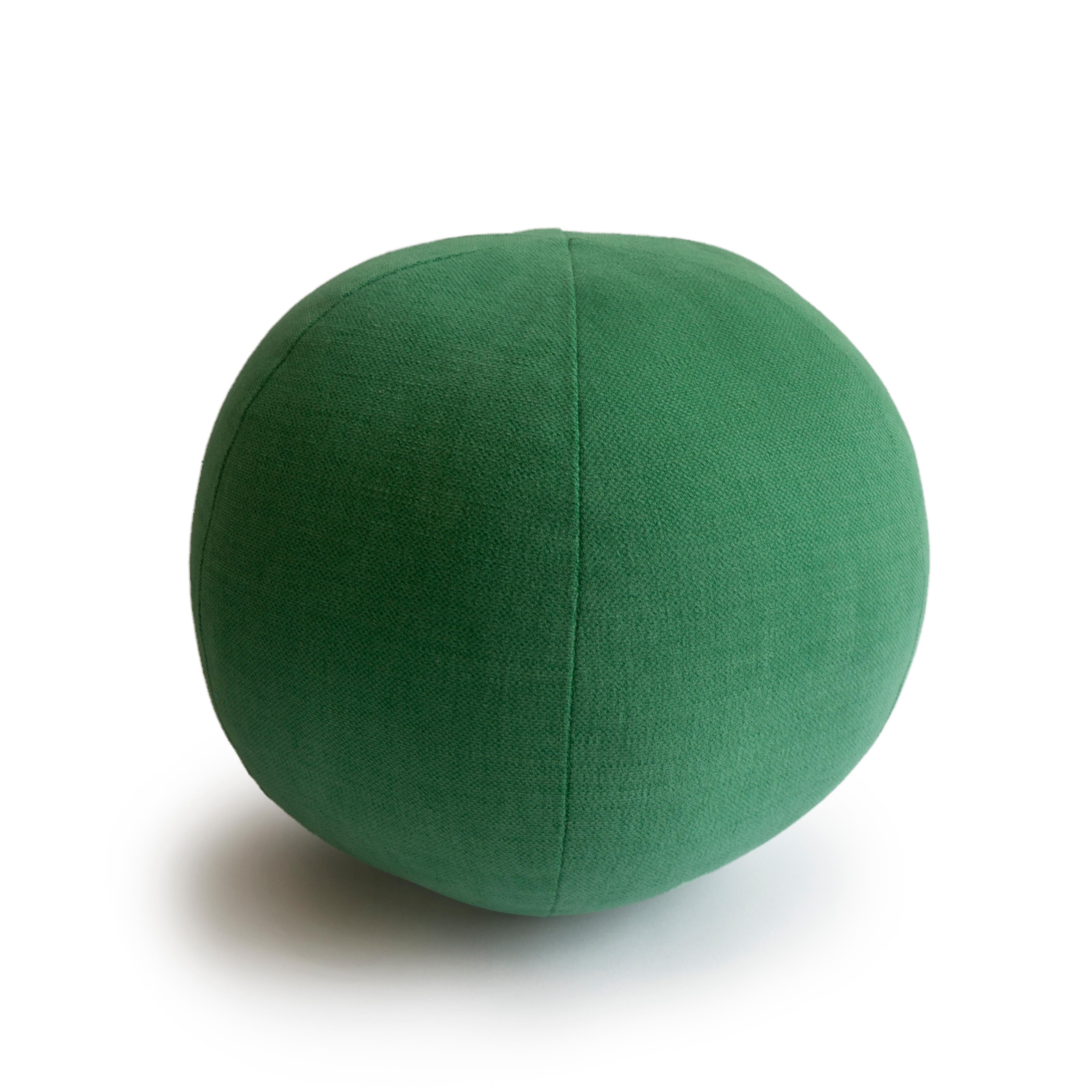 green ball pillow