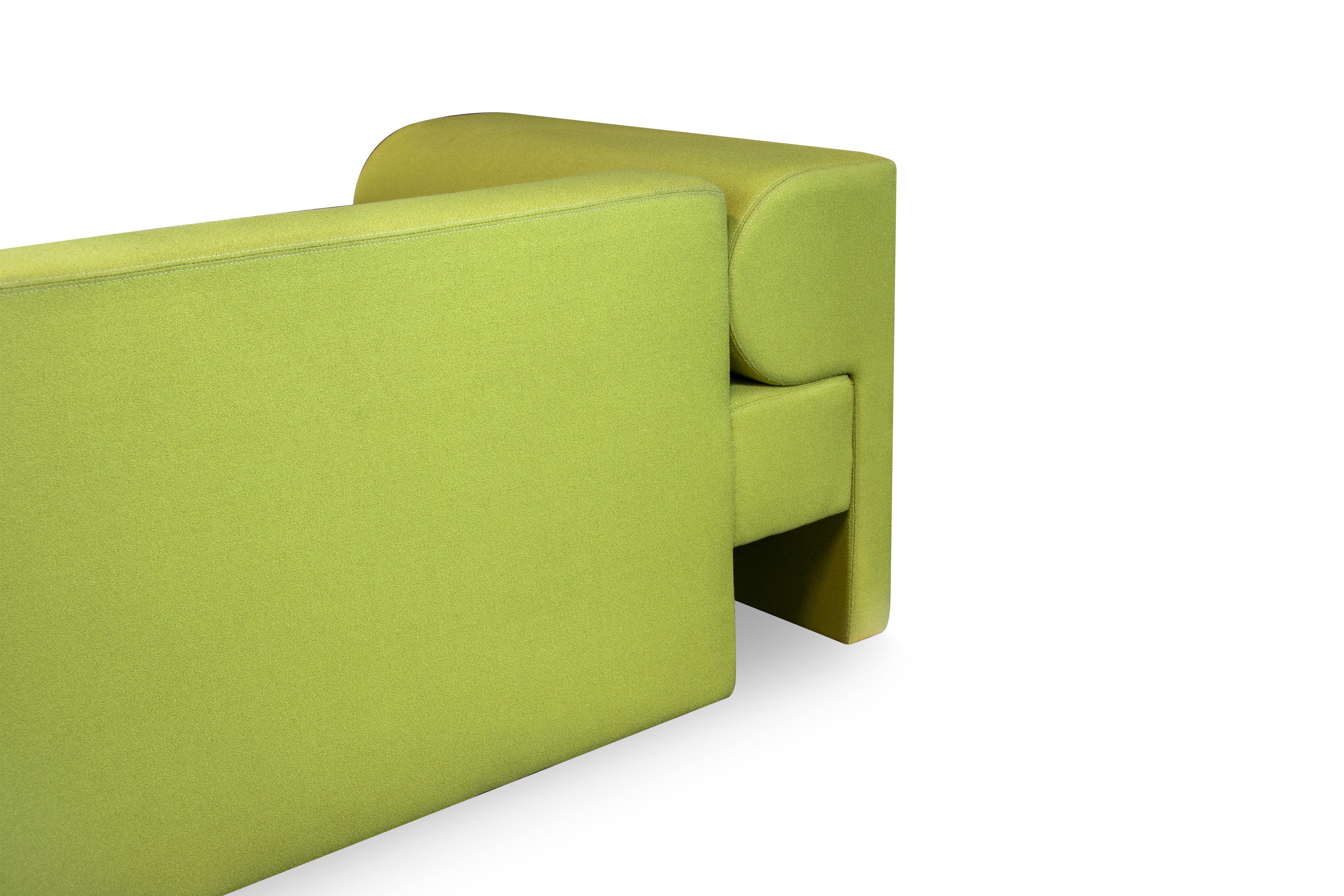American Green Say Sofa by Gentner Design For Sale