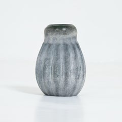 Green Scavo Murano Vase by A. Barbini