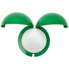 Green Sconces Fontana Arte Lampira Lady Bug 1970s Light