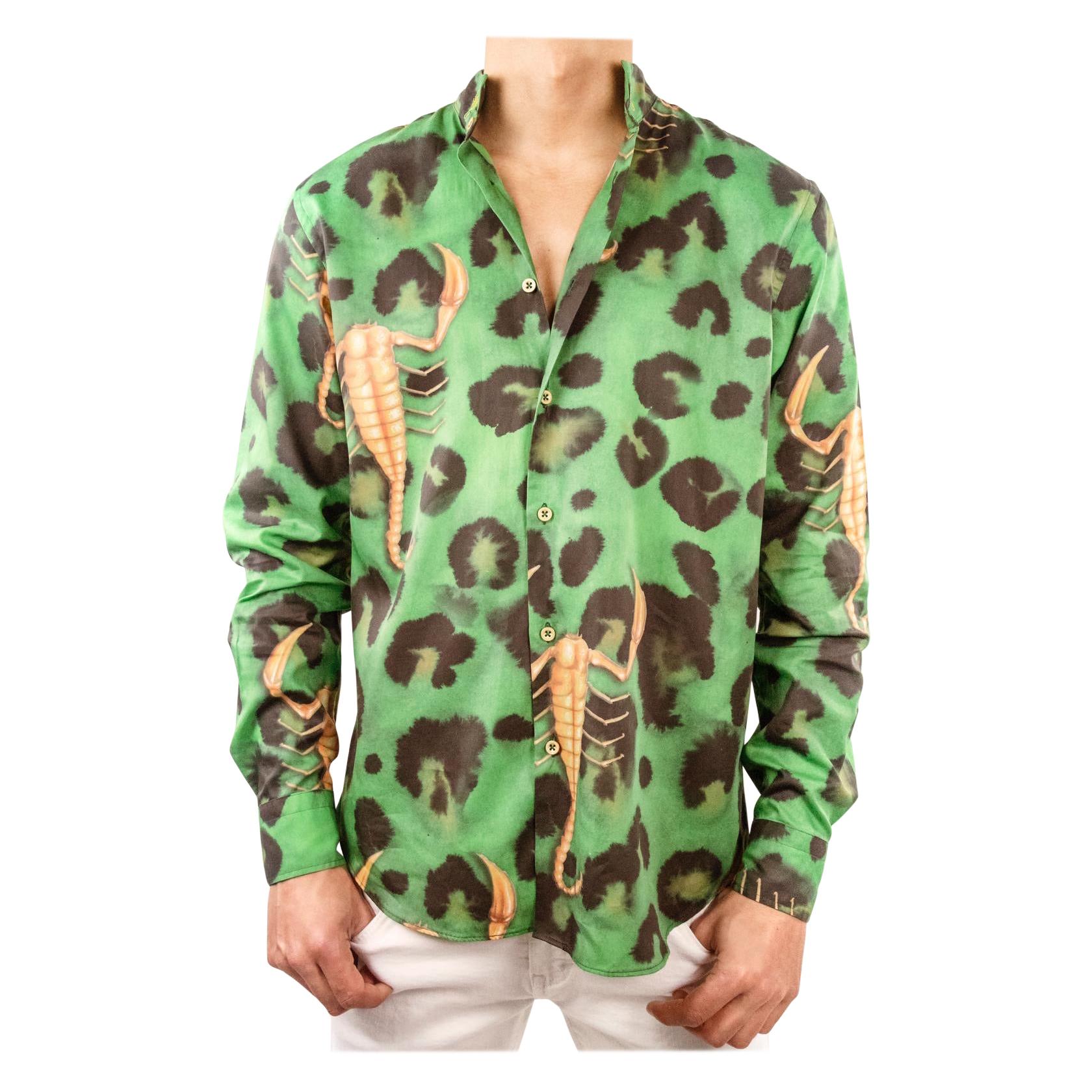 Grünes Skorpionhemd NWOT