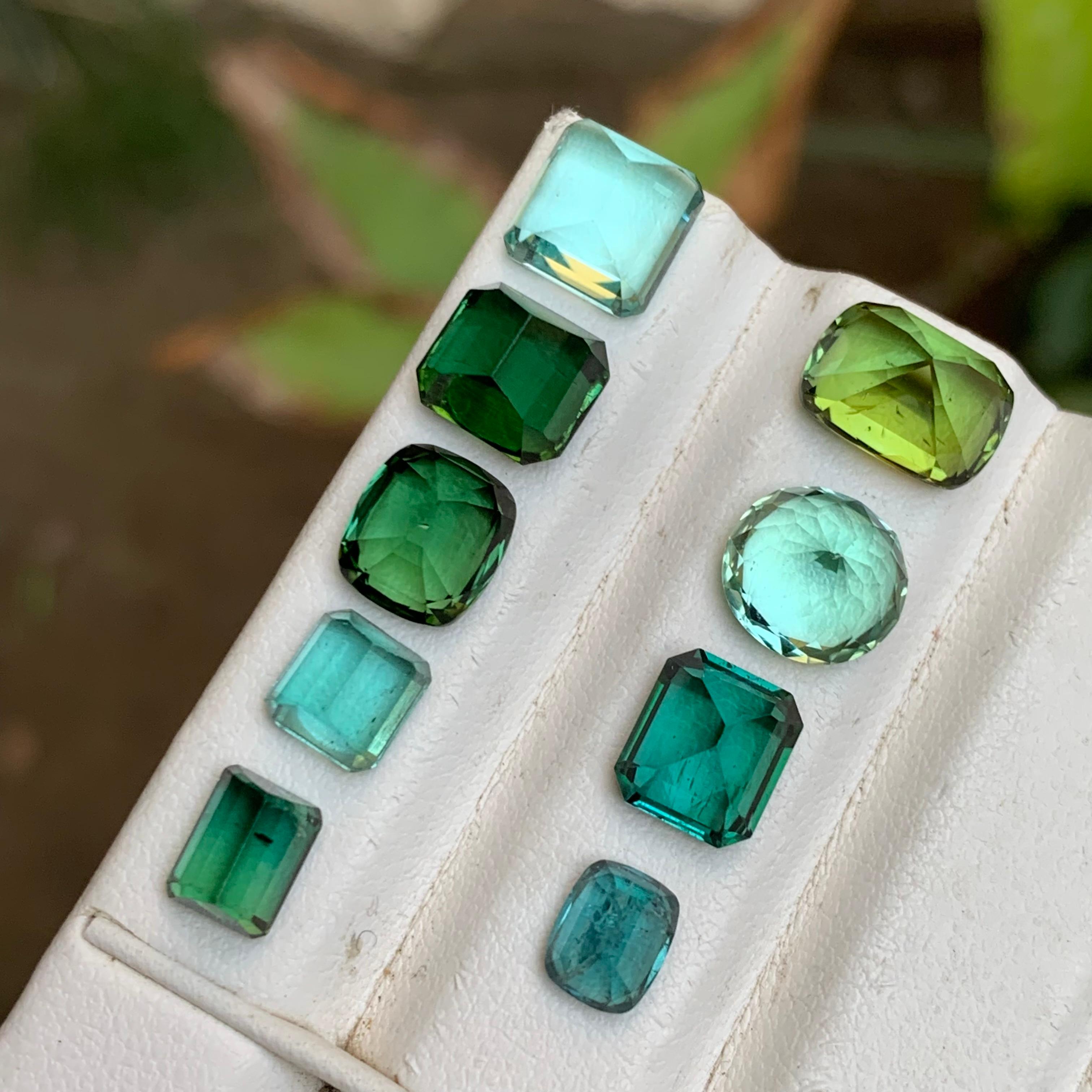 Grün, Seafoam Mix Turmalin 20.82 Ct Natürliche Lose Edelsteine Lot für Schmuck im Zustand „Neu“ im Angebot in Peshawar, PK